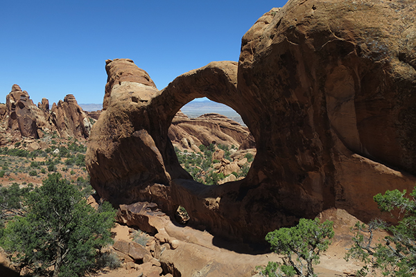 Double O Arch on the Devils Garden Loop, Arches National Park