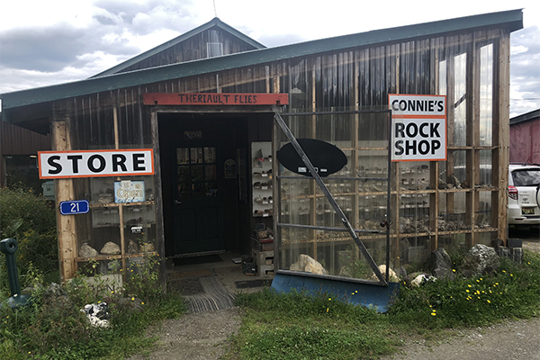 Connie's Rock Shop, Stacyville, Maine