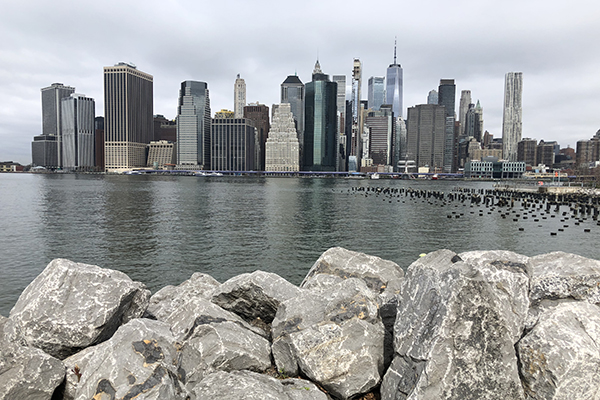 NYC skyline from Brooklyn