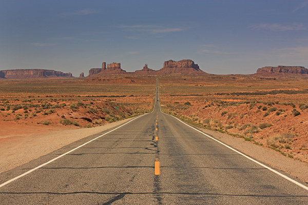 road to Monument Valley (US 163), Arizona