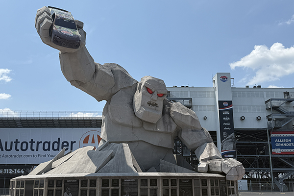 Miles the Monster, Dover Motor Speedway Miles the Monster, Dover Motor Speedway