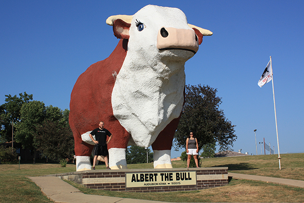 Albert the Bull in Audubon, Iowa