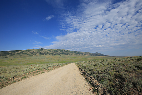 dirt road near City of Rocks National Reserve, Idaho