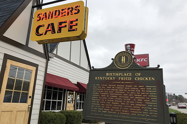 Birthplace of KFC in Corbin, Kentucky
