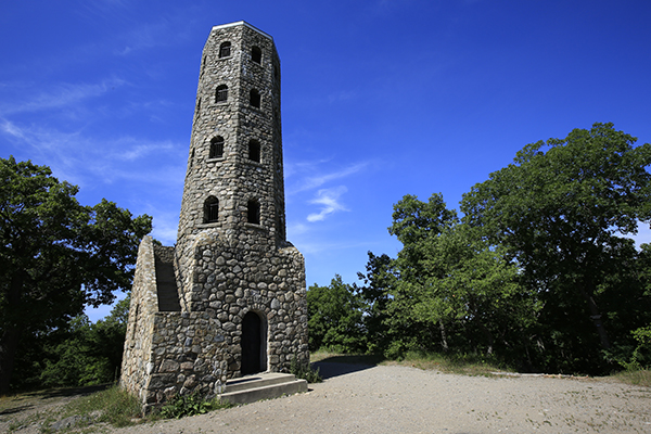 tower in Lynn Woods Reservation in Lynn, Massachusetts