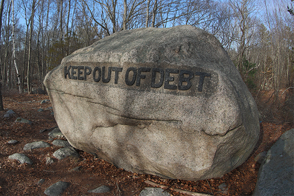 one of the Babson Boulders in Glouchester, Massachusetts