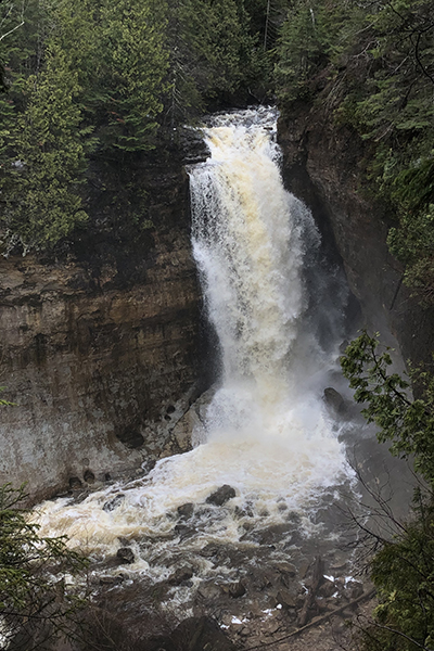 Miner's Falls in Pictured Rocks National Lakeshore, Michigan