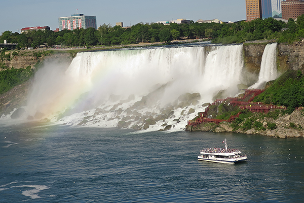 Niagara Falls in western New York