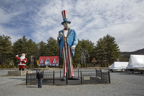 Giant Uncle Sam in Lake George, New York