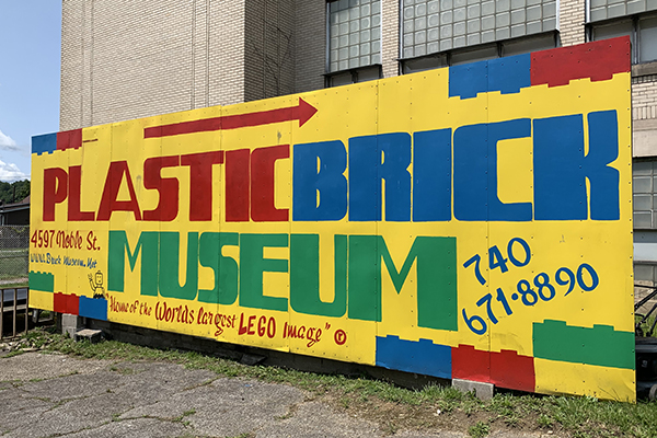 Plastic Brick Museum in Bellaire, Ohio