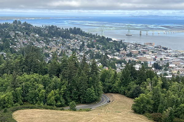 view from the Astoria Column