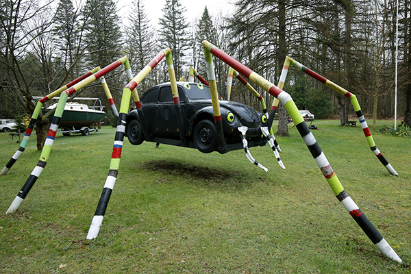 Schaefer's Auto Art: VW Bug Spider in Erie, Pennsylvania