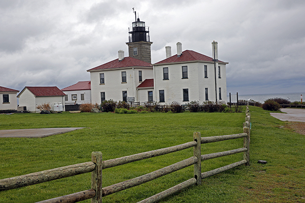 Beavertail State Park Lighthouse in Jamestown, Rhode Island