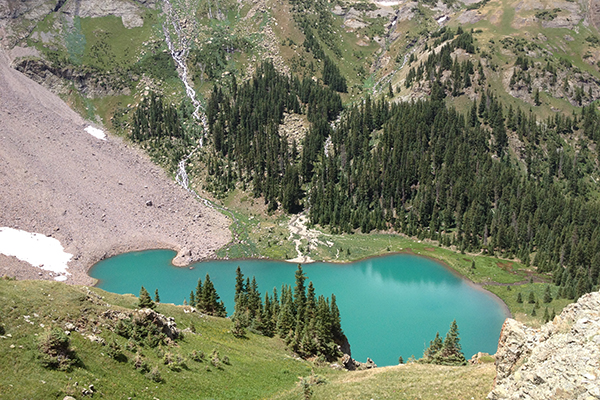 Lower Blue Lake, Uncompahgre National Forest, Colorado