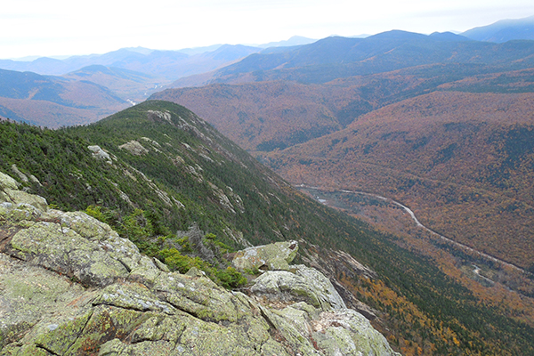 Views from the Webster Cliffs during foliage, Crawford Notch State Park, New Hampshire