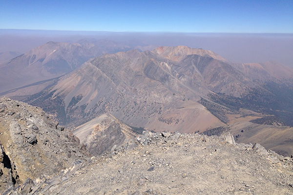 views from the summit of Borah Peak, Idaho