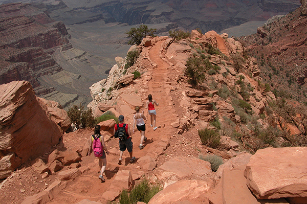 on the way down the South Kaibab Trail, Grand Canyon National Park