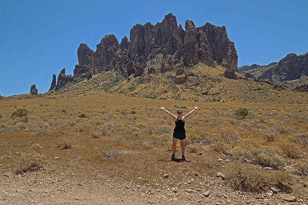 on the way to the Flatiron, Lost Dutchman State Park